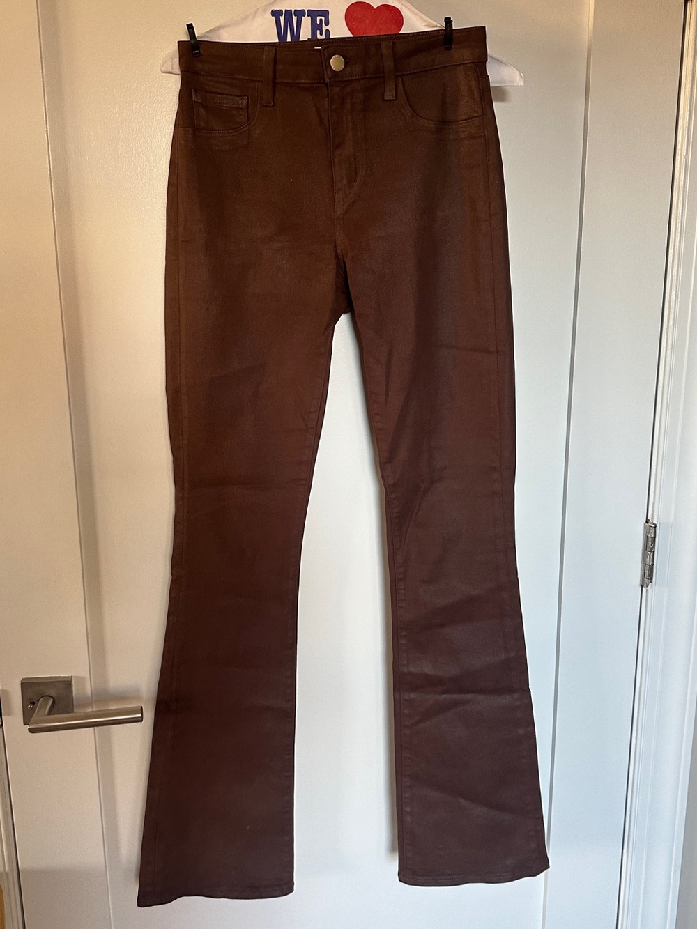 L’AGENCE Brown Flared Pants